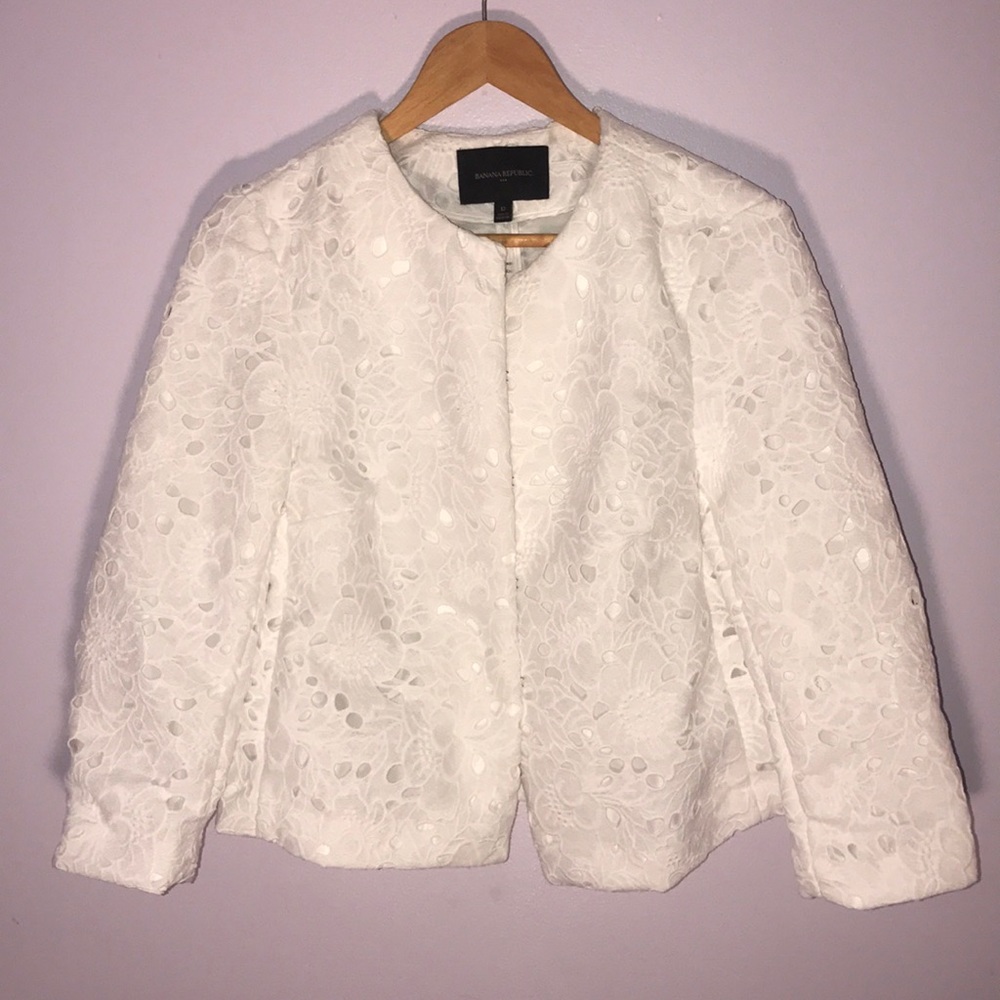 NWOT White Banana Republic Jacket